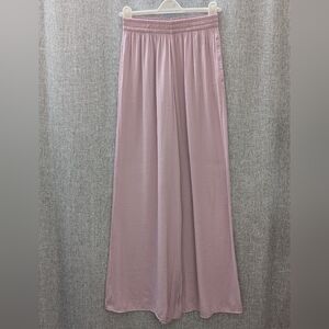 Silky Zara Lavender Palazzo Pant, Size Small